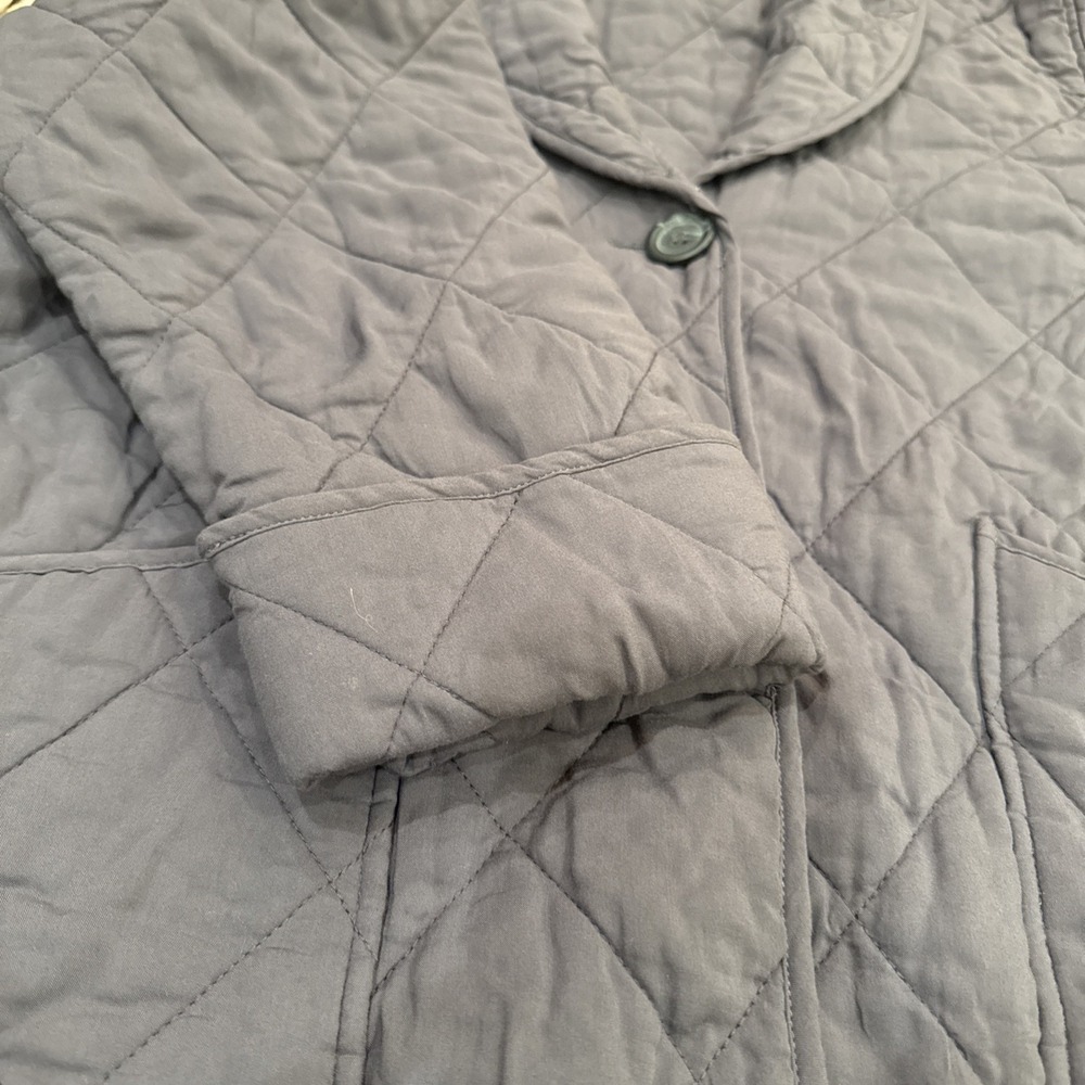 Free People Women's XS Oversized Gray Quilted Happy Day Dreamer Jacket - Picture 11 of 13